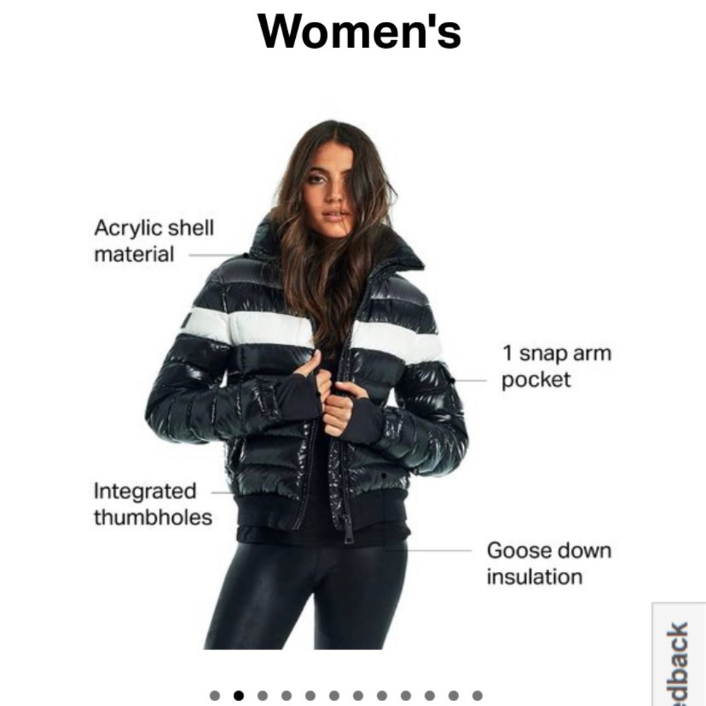 SAM starburst down jacket *like new*